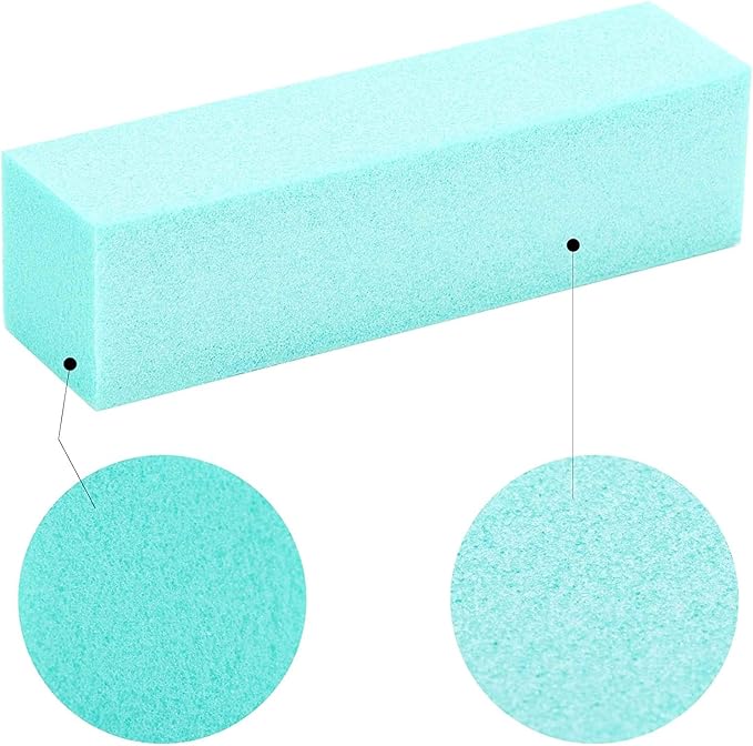 20 Pack Nail Buffers Blocks Sanding Buffing Nail Files Pedicure Manicure Tool 60/100 Grit (Green)