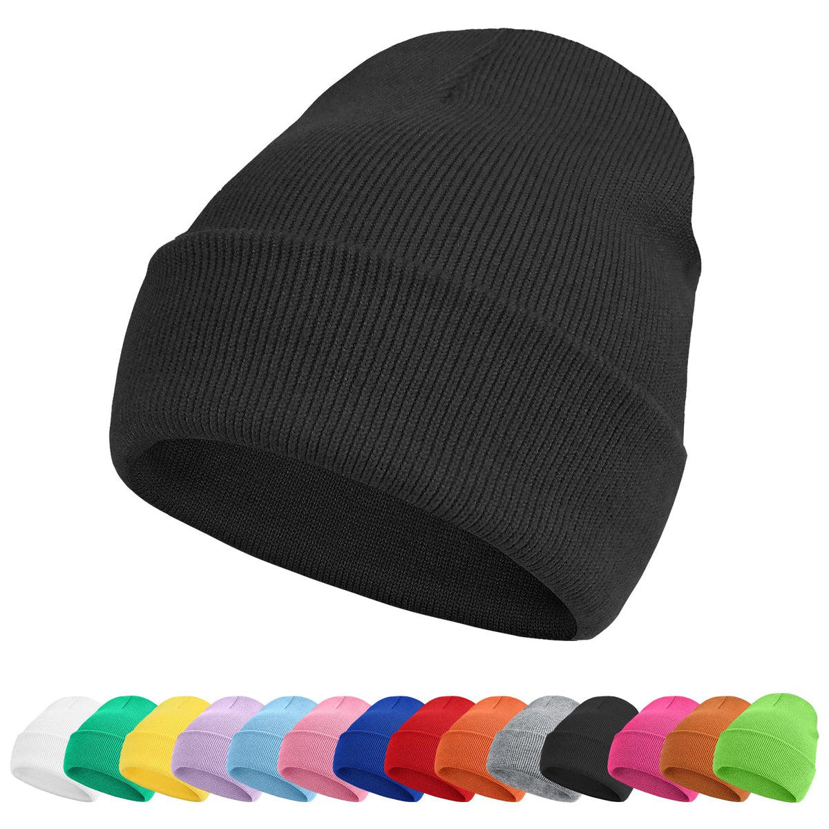 ZOORON Toddler Beanie Baby Kids Beanies Warm Winter Hat Knit Skull Cap for Boys & Girls Soft Children Infant Hat