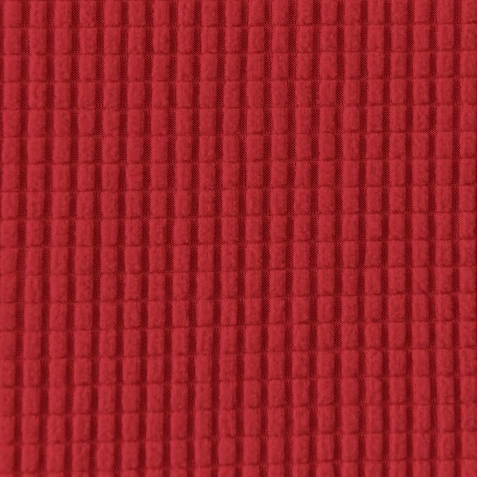 Easy-Going Stretch Loveseat Slipcover 1-Piece Sofa Cover Furniture Protector Couch Soft with Elastic Bottom for Kids Polyester Spandex Jacquard Fabric Small Checks (Loveseat, Christmas Red)