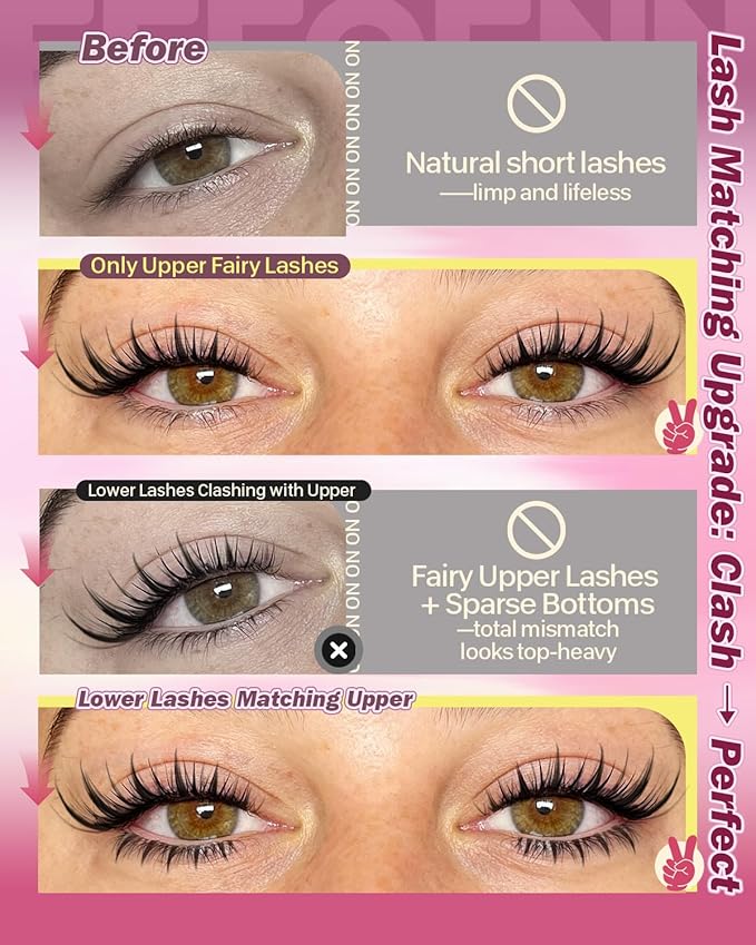 Lash Clusters Natural Eyelash Clusters Wispy Lashes Clusters C Curl Cluster Eyelash Extensions 8-14mm Lash Cluster Invisible Band Individual Lashes Bunny Cluster Lashes by Eefofnn