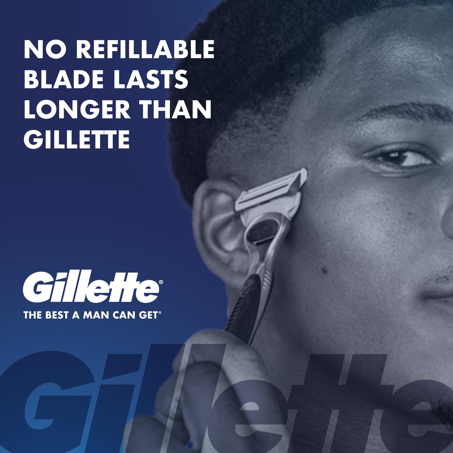 Gillette SkinGuard Men's Razor Blades, 4 Blade Refills