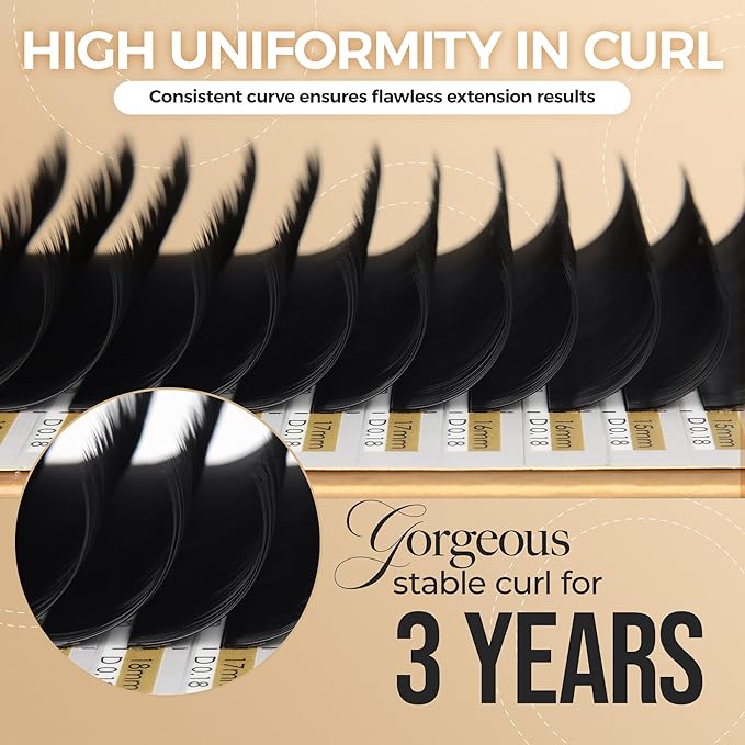 LASHVIEW Eyelash Extensions,Individual Lashes, Premium Single &Classic Lashes,0.15 Thickness CC Curl 8-15mm Mixed Tray,Natural Semi Permanent Eyelashes,Soft Application-Friendly,Mink Lashes