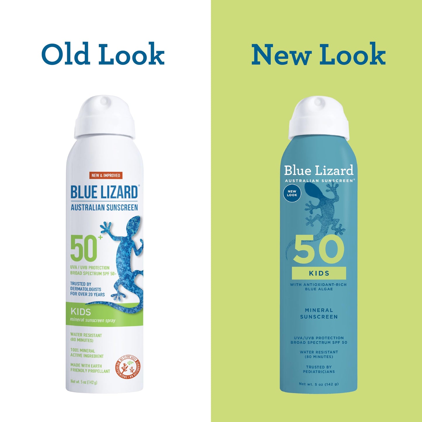 BLUE LIZARD Sunscreen SPF 50+ Spray | Kids | 5 Fl Oz | Pack of 2