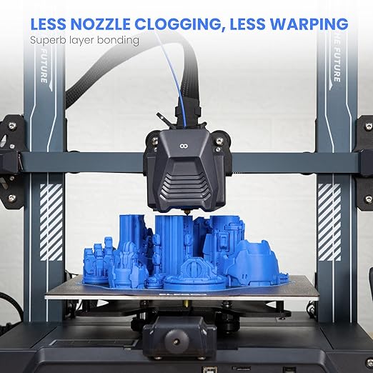 ELEGOO PLA Filament 1.75mm Black 10KG, 3D Printer Filament Bulk Dimensional Accuracy +/- 0.02mm, 10 Pack 1kg Cardboard Spool(2.2lbs) 3D Printing Filament Fits for Most FDM 3D Printers