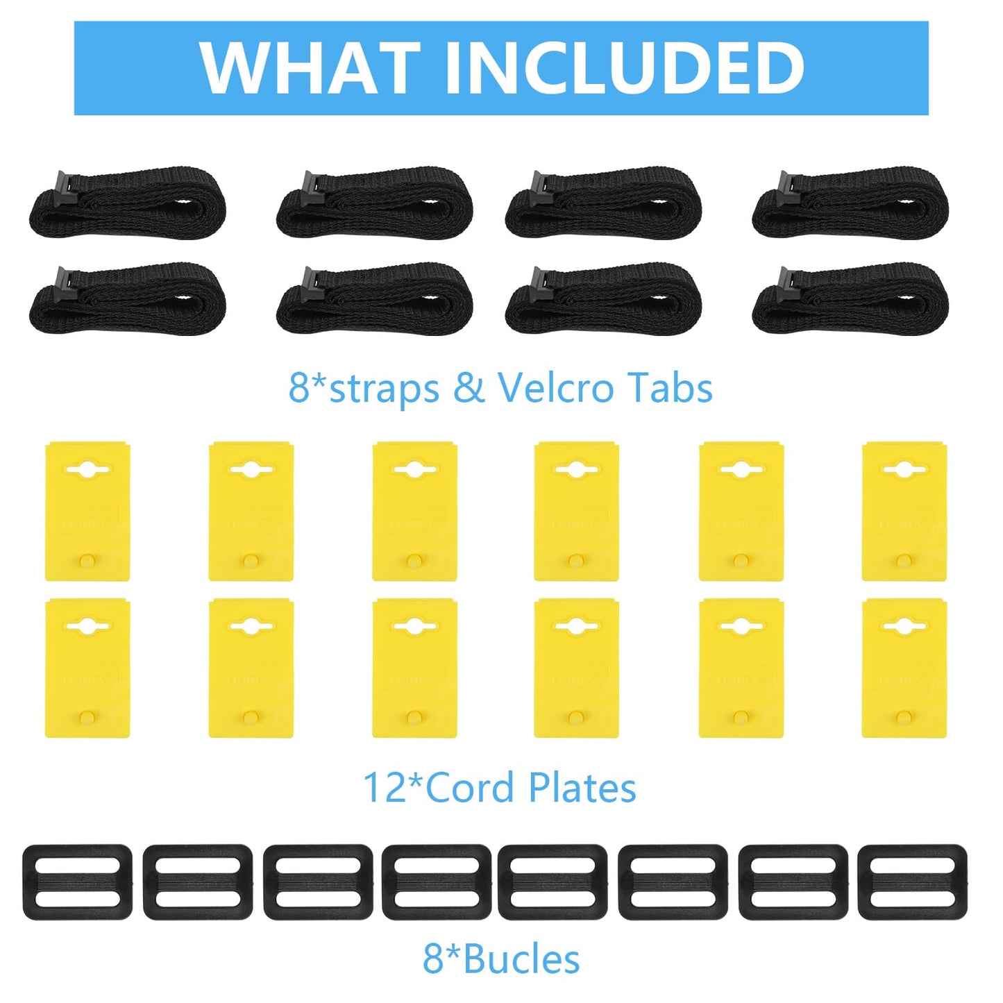 VINGLI Pool Cover Reel Set Solar Pool Cover Reel for Inground Swimming Pool, Aluminum Solar Swimming Inground Cover Blanket Reel (Upgrade) (Straps)