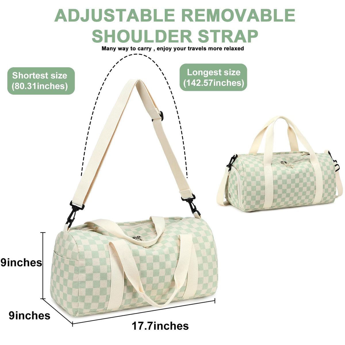 BLUBOON Duffle Bag Girls Kids Cute Gym Bag with Shoes Compartment & Wet Separation Waterproof Sports Overnight Travel Bag