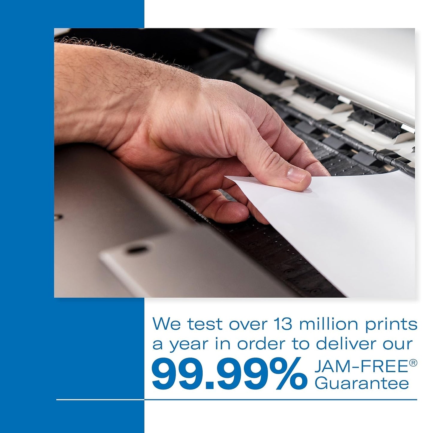 Hammermill Cardstock, Premium Color Copy, 80 lb, 8.5 x 11 - 1 Pack (250 Sheets) - 100 Bright, Made in the USA Card Stock, 120023R, White