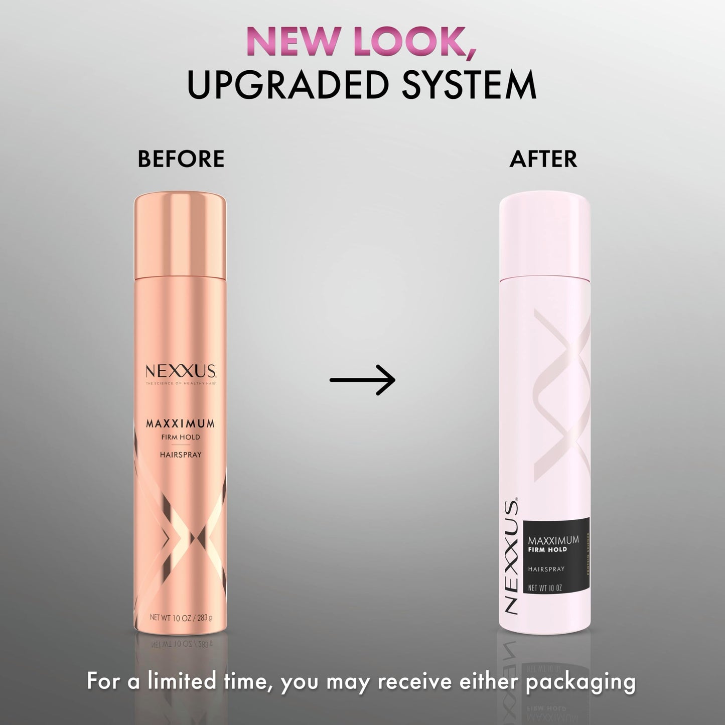 Nexxus Styling Spray Maxximum Finish Firm Hold Hairspray Powered by STYLEPROTECT Technology 10 oz