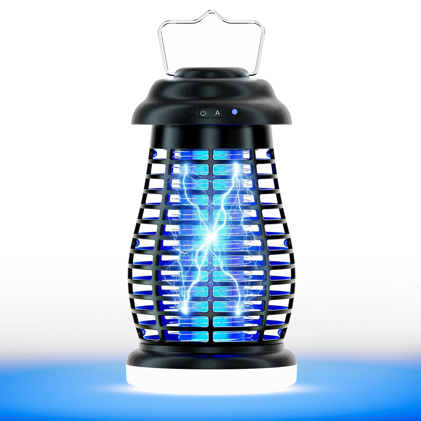 Bug Zapper Outdoor & Indoor,Cordless Portable Mosquito Zapper with Rechargeable 4800mAh Battery & Auto On/Off,Mosquito Repellent Outdoor Patio,Electric Fly Trap for Camping,Kitchen,Backyard,Patio