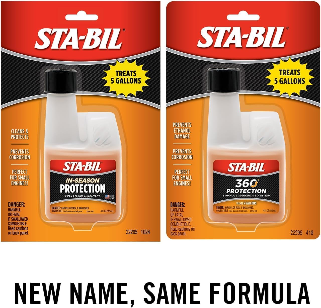 STA-BIL In-Season Protection Fuel System Treatment | Full Protection Fuel System Cleaner, Injector Cleaner, Increases MPG, Prevents Corrosion, 4oz (8 Pack)