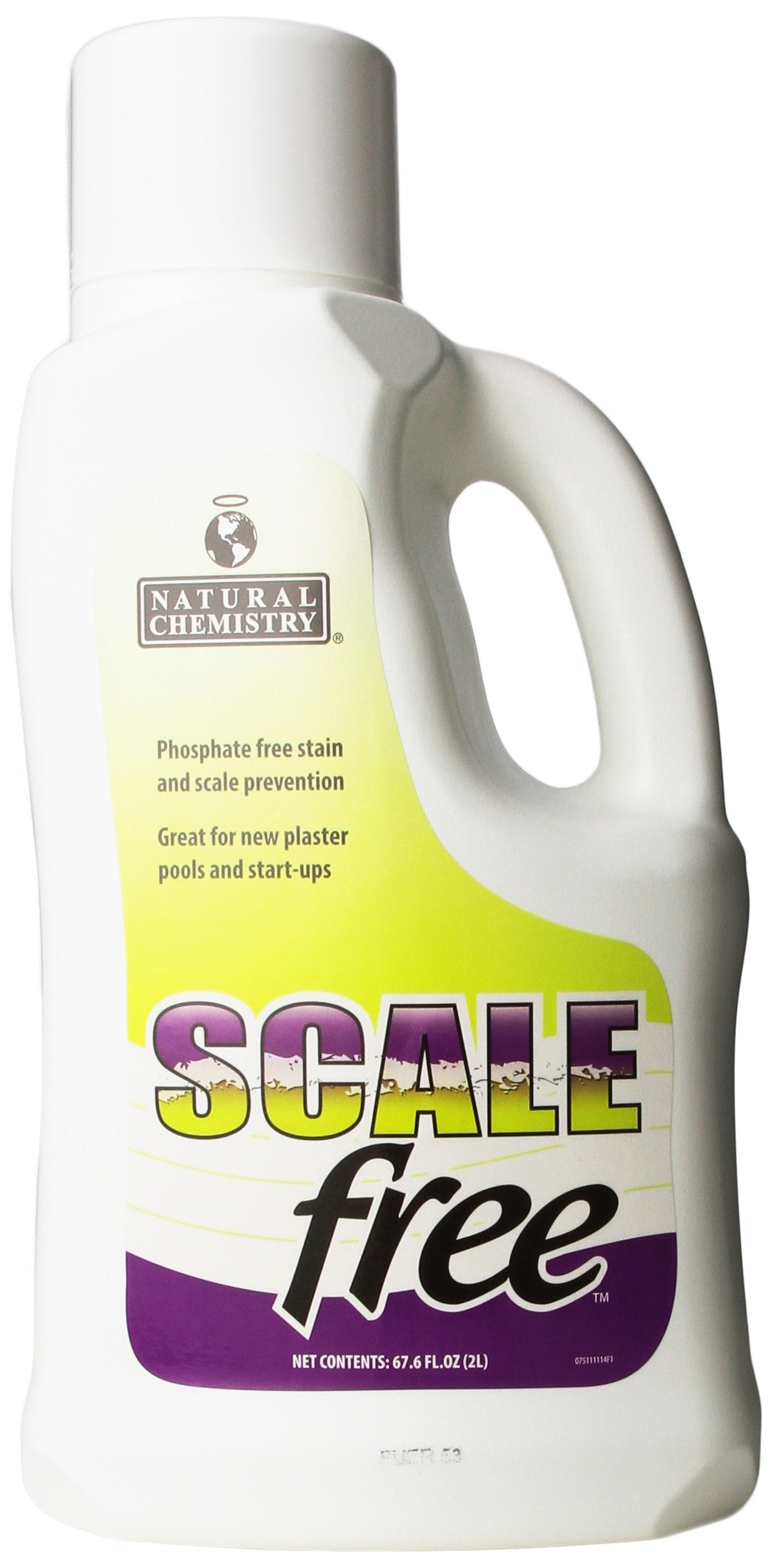Natural Chemistry Scale Free, 2 Liter, Phosphate Free Stain and Scale Prevention, Ideal for New Plaster Pools and Start-Ups