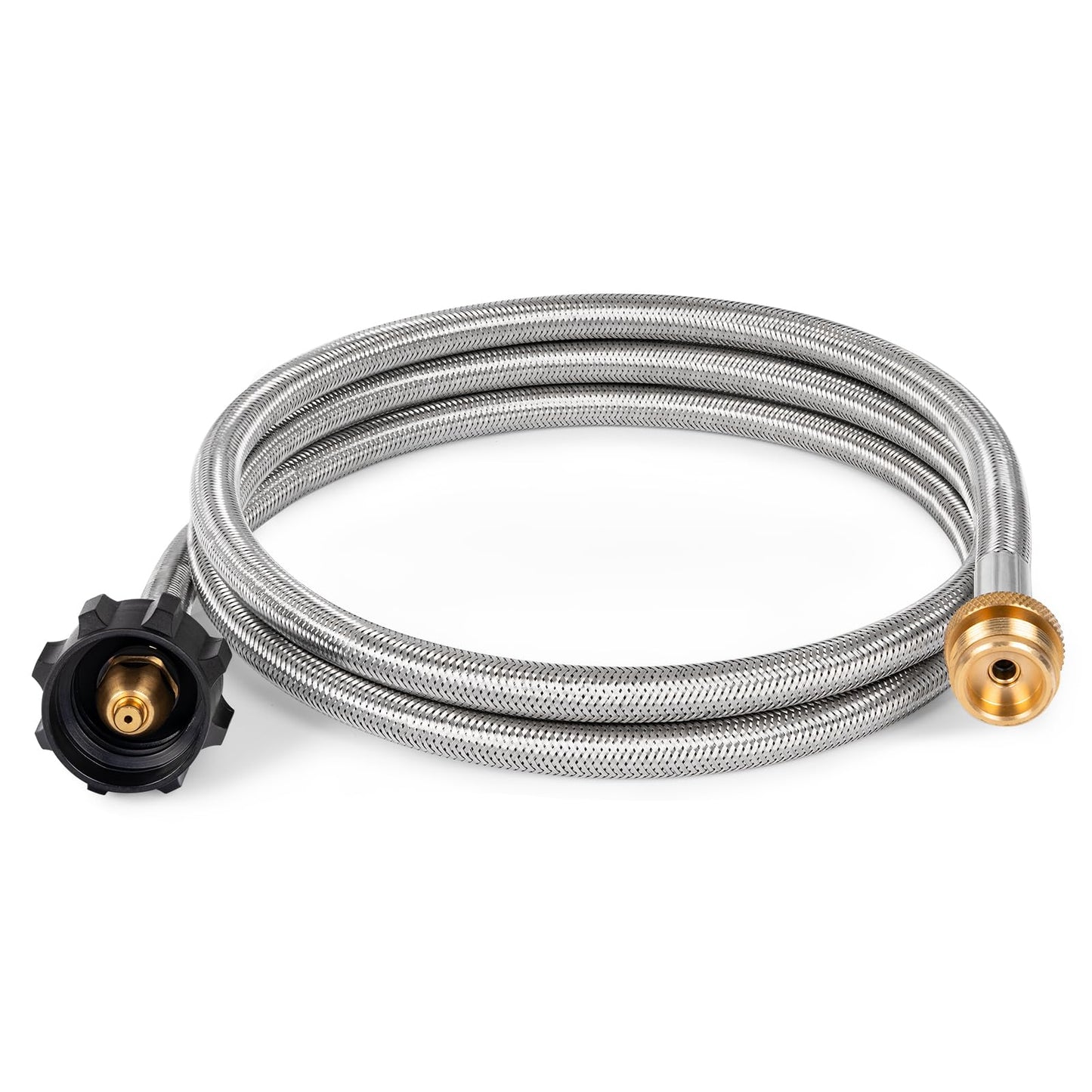 SHINESTAR 6FT Propane Hose Adapter for Coleman Stoves, Blackstone 17" 22" Tabletop Griddle, Char-Broil Portable Grills, Weber Q Grills, Buddy Heaters, Lanterns - Converts 1 lb to 20 lb Cylinders