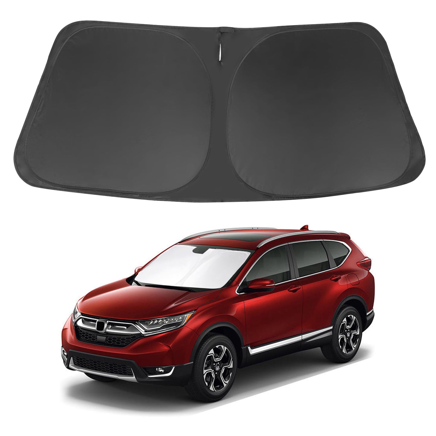 Windshield Sun Shade Compatible with 2017 2018 2019 2020 2021 2022 Honda CRV CR-V Accessories Window Sunshade Sun Visor Protector Keep Car Cooler