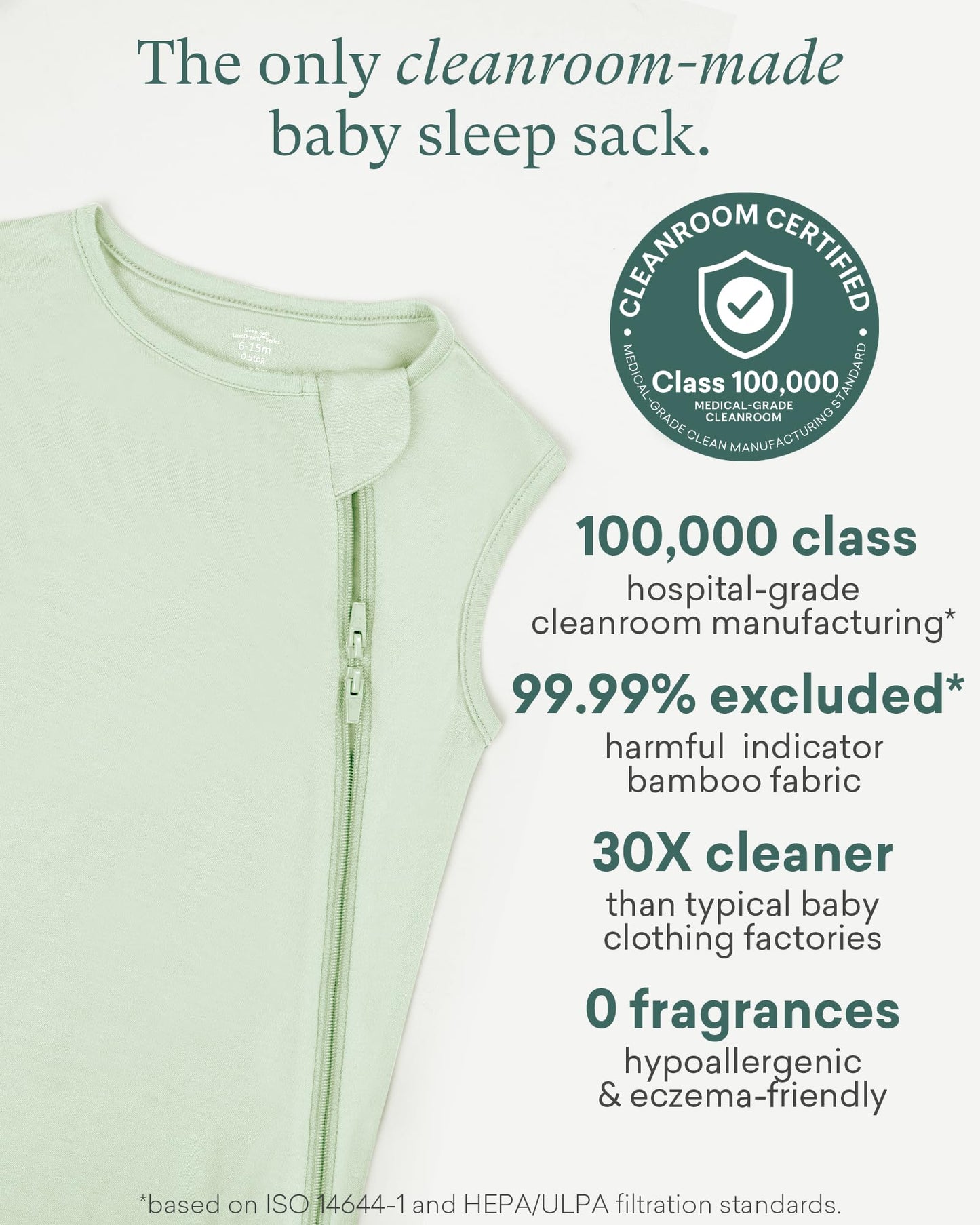 PurComfy Supersoft Sleep Sack 0.5 TOG, Premium Bamboo Viscose Baby Sleeping Bag, Lightweight Sleep Sack 15-24 Months (Oat)
