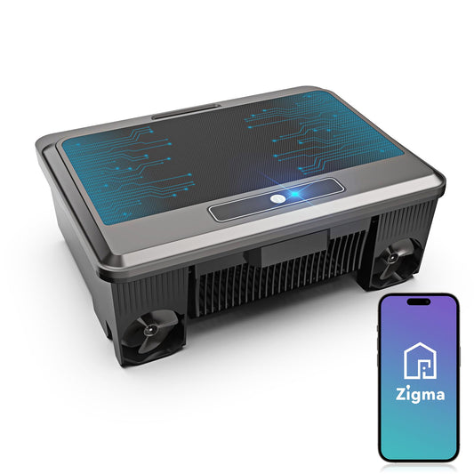 2026 Upgraded Solar Powered Robotic Pool Skimmer Surface Cleaner Dual Charging Options Smart Obstacle Avoidance 24/7 Continuous Cleaning Ideal for Above Ground Pool -APP Support