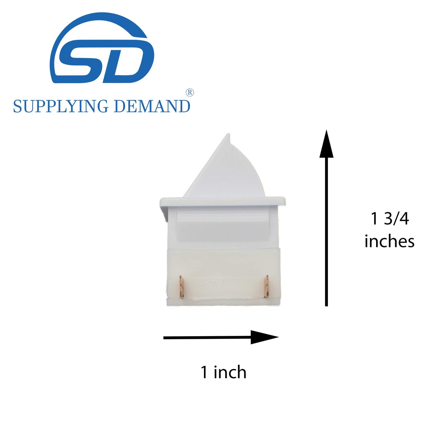 Supplying Demand WR23X23343 WR23X31507 Refrigerator Door Light Switch Replacement White