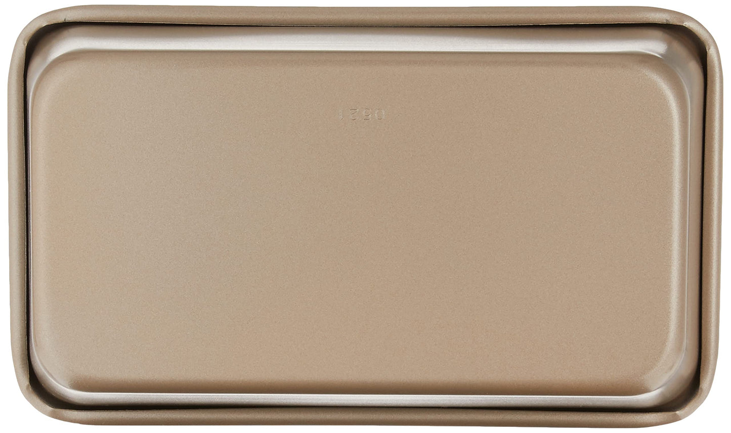 Cuisinart 9-Inch Chef's Classic Nonstick Bakeware Loaf Pan, Champagne (Pack of 2)