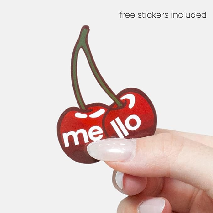 The Original Mello Hair Claw Clip Squishy Claw Clip Made in Korea Patent Pending 30021976 (Red, Medium)