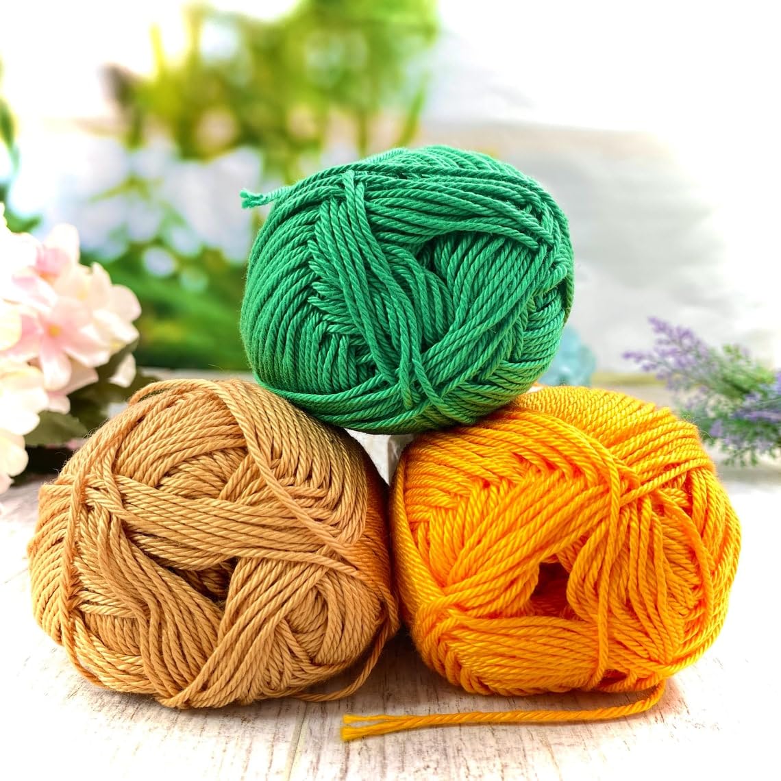4 Skein/Pack Schachenmayr (SMC) Catania Originals Yarn, Each Ball 1.76 Oz (50gr) / 136 Yards (125 m), 100% Mercerized Cotton for Knitting and Crochet Yarn, Sport Weight, 409 - Dahlia