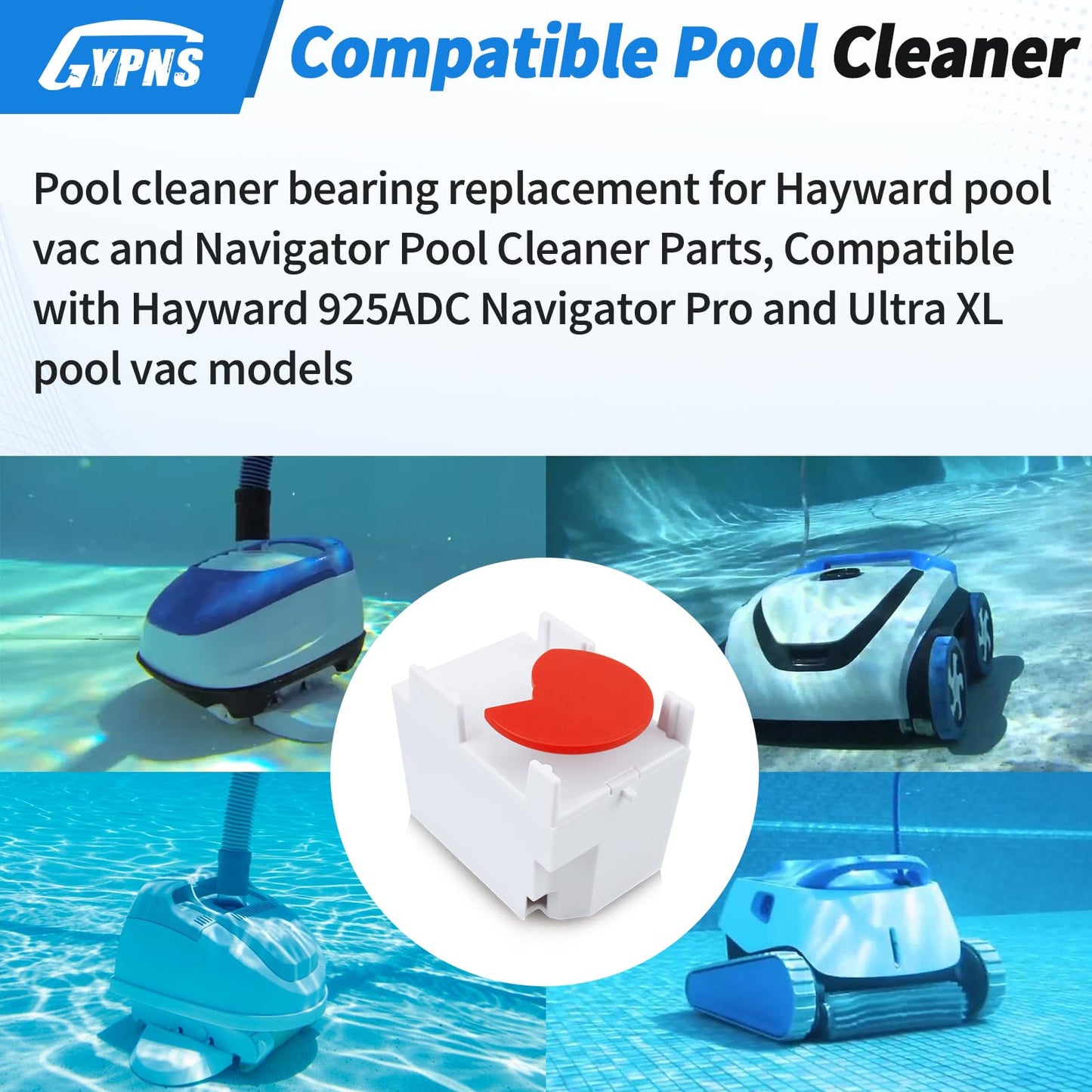 AXV408P Pool Gear Box Assembly Fit for Hayward Navigator Pro Automatic Pool Cleaner, Pool Vacuum Replacement Parts, Compatible with Hayward Navigator Pro Automatic Pool Cleaner 2025ADC and 925ADC