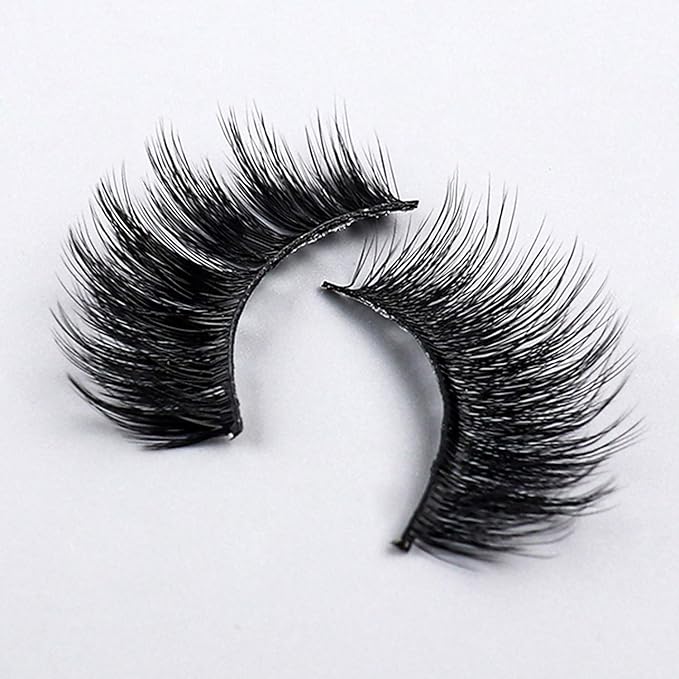 AROIC 30 Pairs False Eyelashes Kit - 3D 6D Volume Wispy Lashes with 6 Styles, Soft Lightweight Natural Look, Reusable Handmade Fluffy Lashes for Women Girls(Everyday/Cat Eye/Mink Effect/Party)