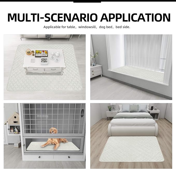 Easy-Going Sectional Couch Covers for Dogs L Shape Sofa Cover Reversible Sofa Slipcover Chaise Lounge Cover Furniture Protector Cover for Pets Dog Cat (42 x 68 inches, Ivory/Ivory)