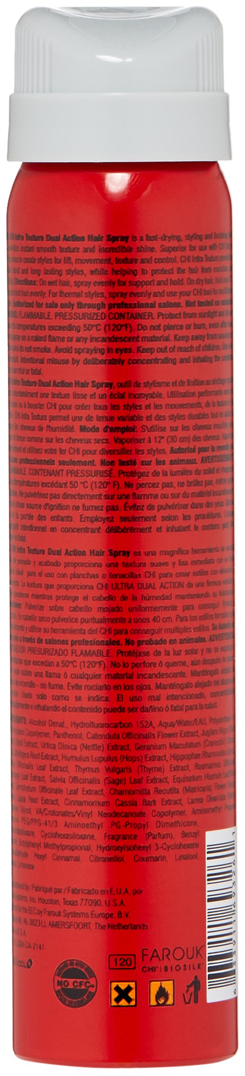 CHI Infra Texture Dual Hair Spray, 2.6 oz (Pack of 2)