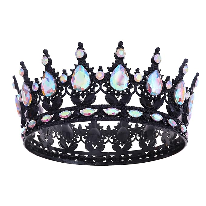 Queen Crown for Women Crystal Tiara for Women Rhinestone Wedding Headband for Bride Hair Accessories for Costume Birthday Party Prom Gifts