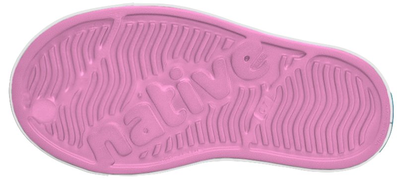 Native Shoes Unisex-Kids Jefferson Sneakers, Malibu Pink/Shell White, 1 Little Kid