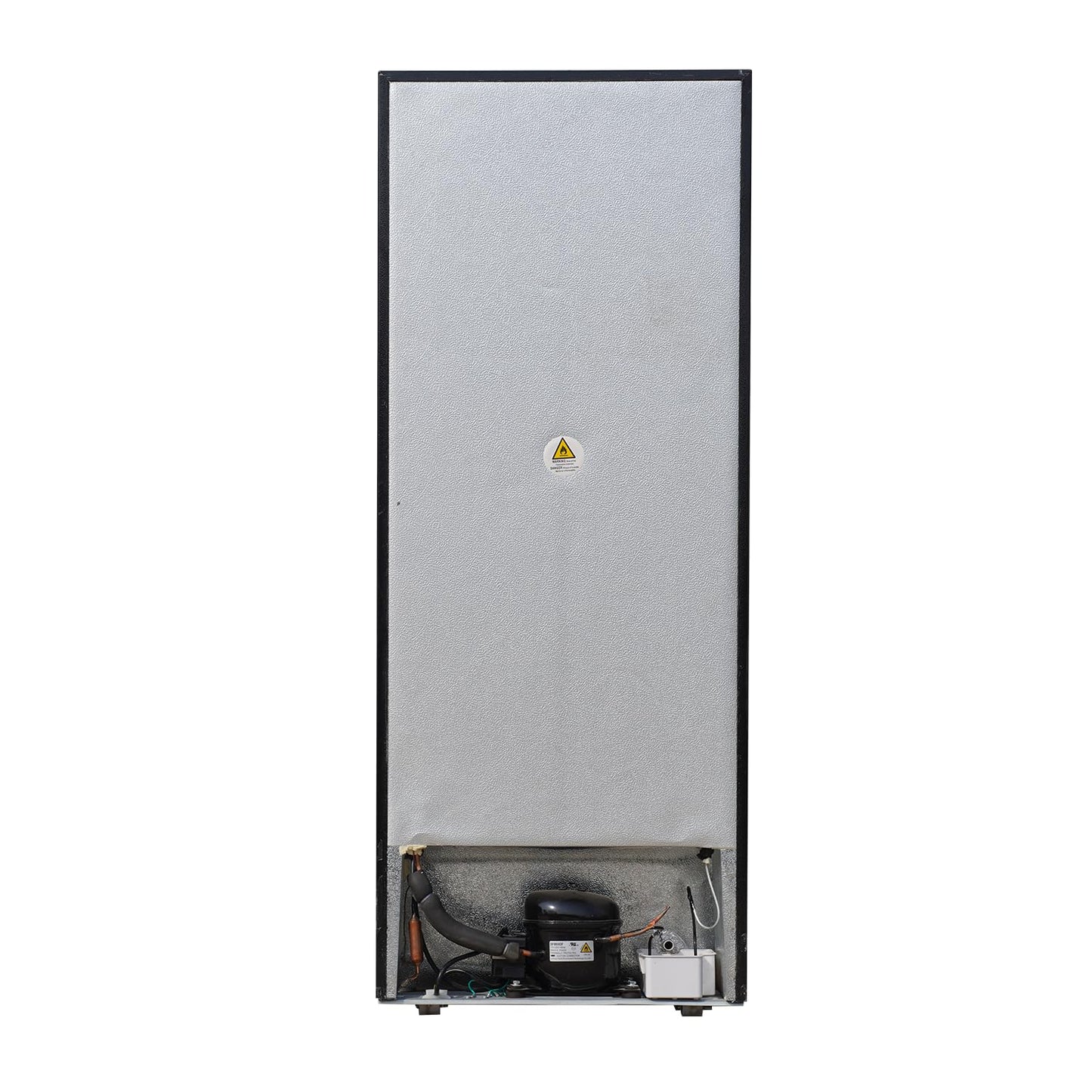 Frigidaire 7.0 Cu. Ft. Upright Convertible Fridge/Freezer, Reversible Door, Removable Glass Shelves, Adjustable Controls, Platinum Finish