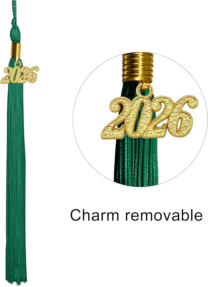 GraduatePro Matte Graduation Cap with 2026 Tassel for Adults High School and Bachelor Master 12 Colors