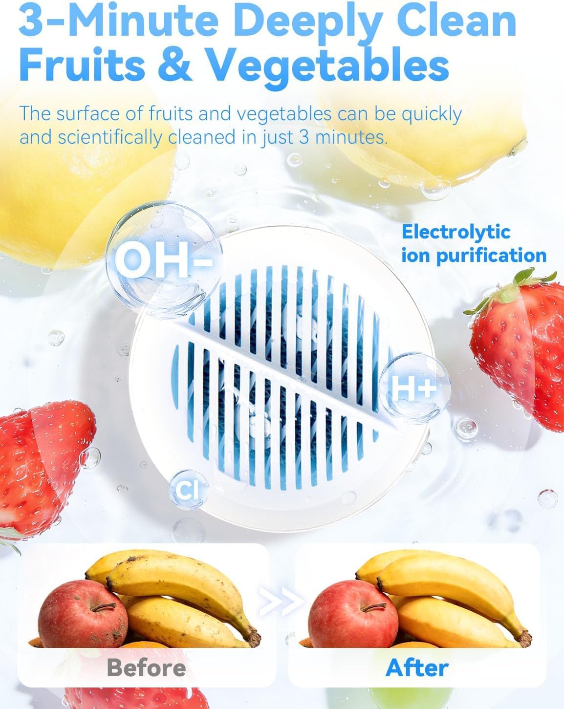 puriproduce Fruit and Vegetable Washing Machine