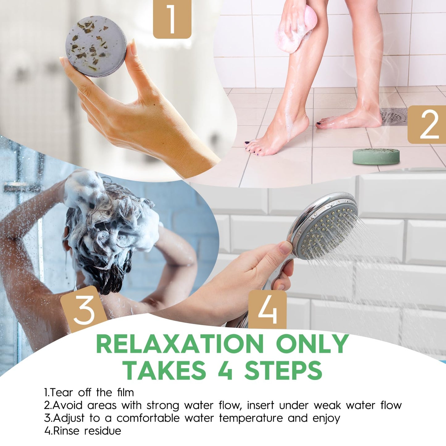 Shower Steamers Aromatherapy Mothers Day Gifts for Women 8 Pack, Shower Bombs Birthday Gift for Mom with Lavender Natural Essential Oils, Self Care Gifts for Women Lover Home Spa