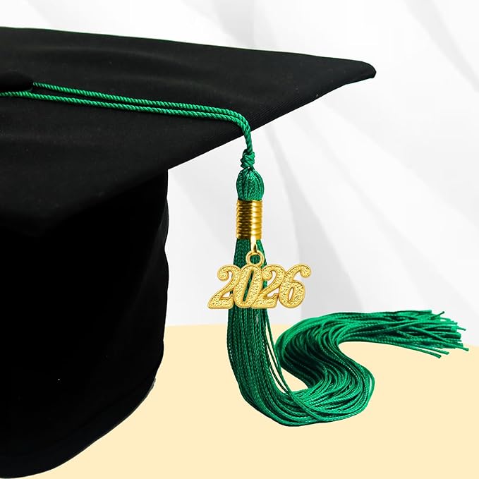 GraduationMall Single&Multiple Color Graduation Tassel with 2026 Year Charm 9"