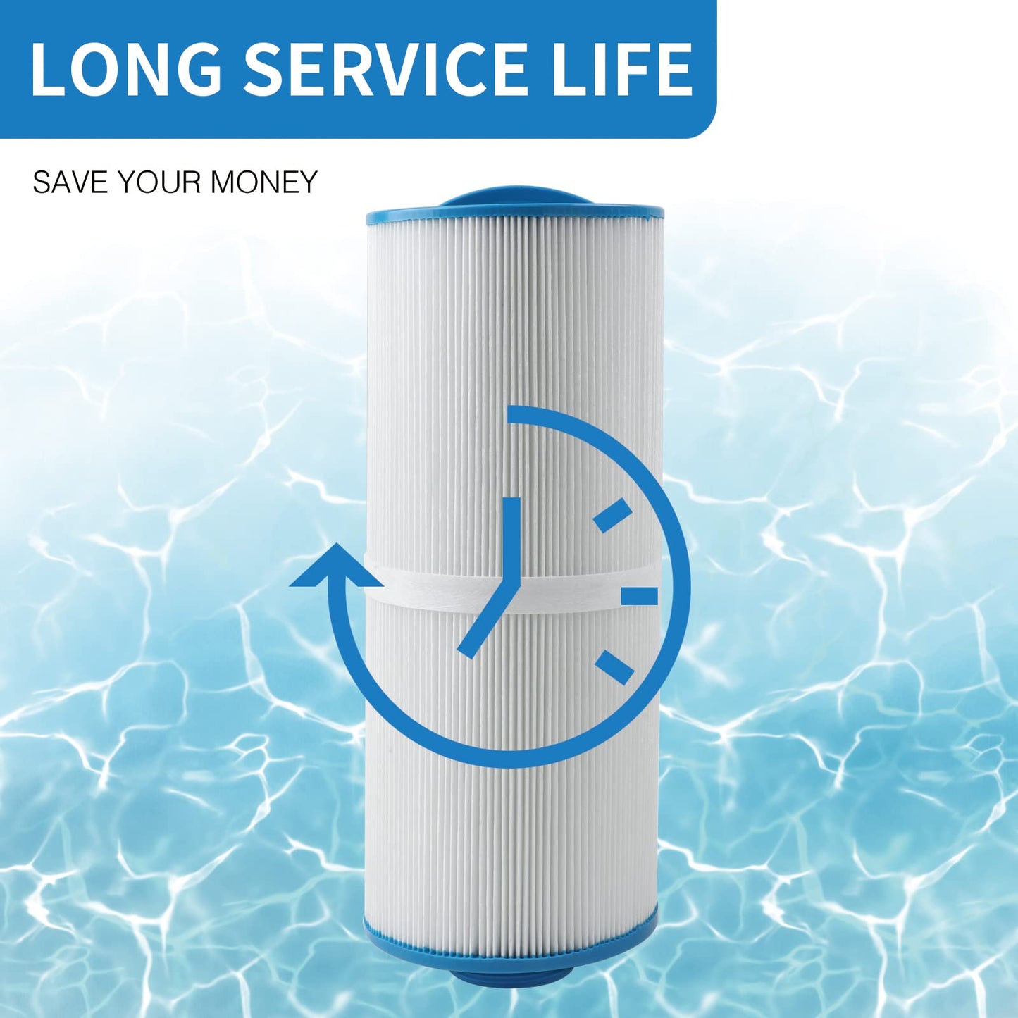 AMIBRON 5CH-352 Replaces Marquis Spa Filter, Compatible With PPM35SC-F2M,FC-0196, Marquis 35, Marquis Spa 20042, 20092, 70-0240, 370-0242, 370-0243, 2" Male Fine Thread 35 sq.ft. Hot Tub Filter 2 Pack