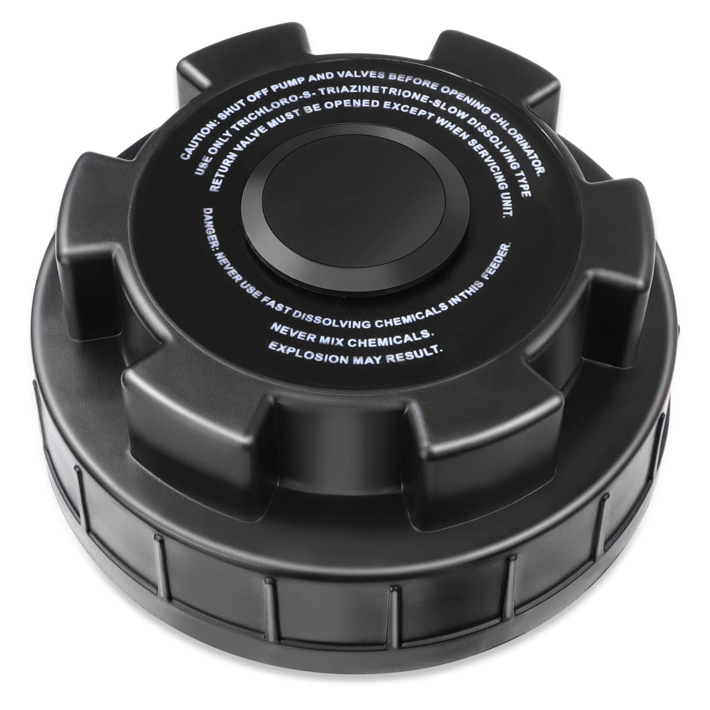 Pomeade Chlorinator Cover Compatible with Hayward Cl200 CL220 Automatic Chlorinator Feeder, ABS Material, Long Service Life, with The Chlorinator to Ensure no Leakage, Easy to Install(Black)