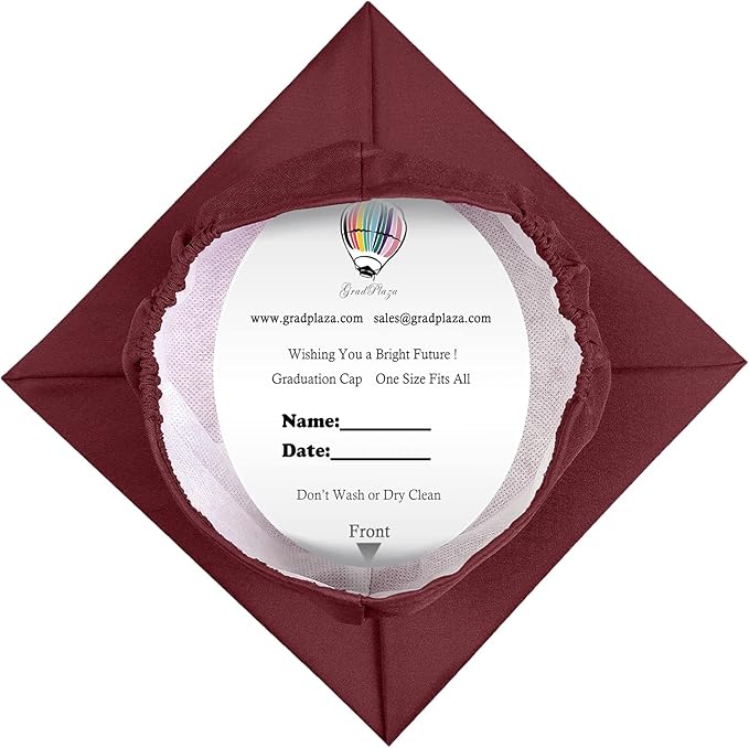 GradPlaza Matte Graduation Cap 2025 and 2026 Tassel Adult Graduation hat for High School College