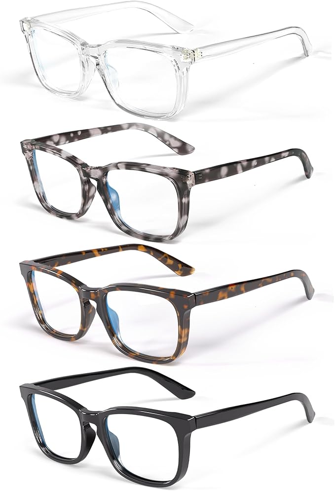 Blue Light Glasses for Women Men Square Computer Glasses Anti Glare UV Blocking Vita