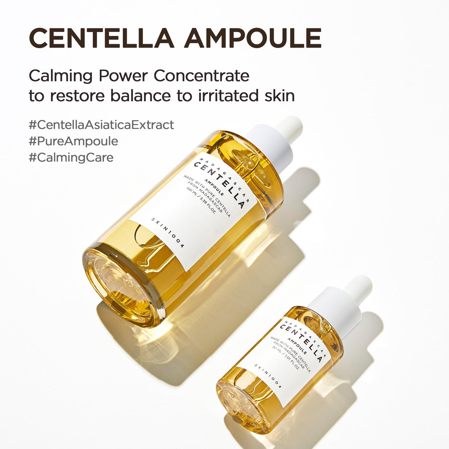 SKIN1004 Centella Travel Kit, Korean Skin Care Set with Toner, Moisturiser, Serum, Cleansing Oil & Cleanser, Travel Size Set with Madagascar Centella, Sensitive Skin, Perfect for Travel Beauty & Gifts