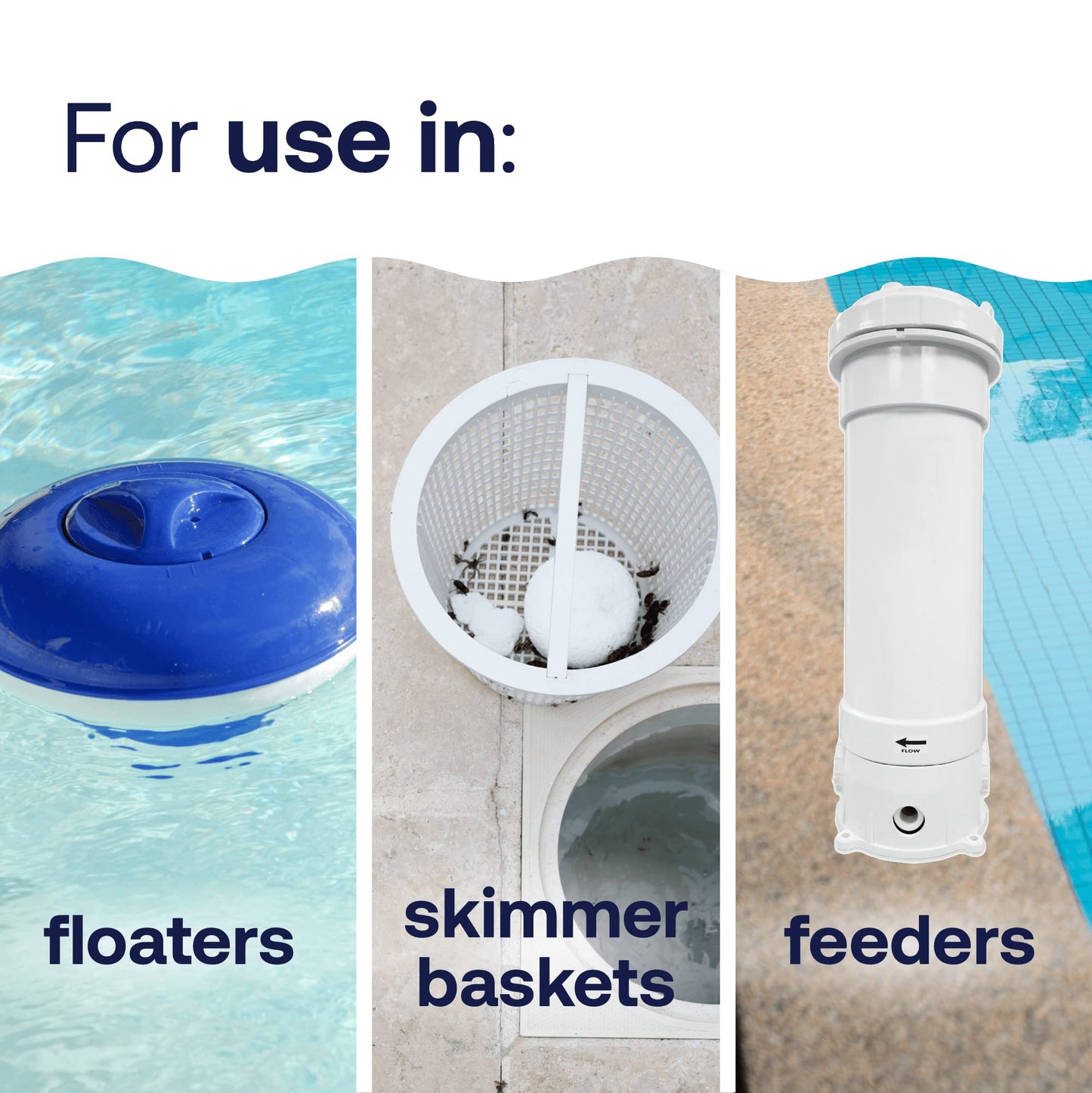 HTH 42055 Pool Care 3" Chlorine Tabs Advanced, Swimming Pool Sanitizer with Clarifier & Algaecide - Destroys Bacteria & Algae, Delivers Crystal Clear Water All Season, Slow Dissolving, 25 lbs