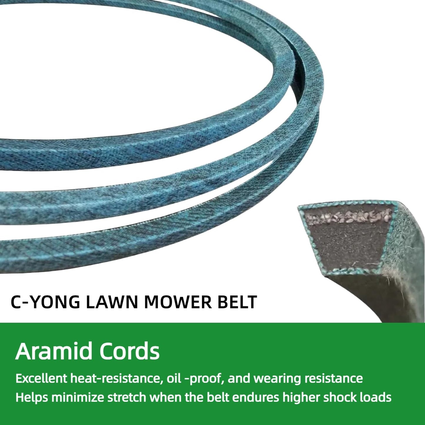 1/2" X 69.125" Mower Transmission Drive Belt for Cub Cadet Craftsman Troy-Bilt 954-05874, 754-05874, Ultima ZT1 ZT2 ZT3 Zero-Turn Mower