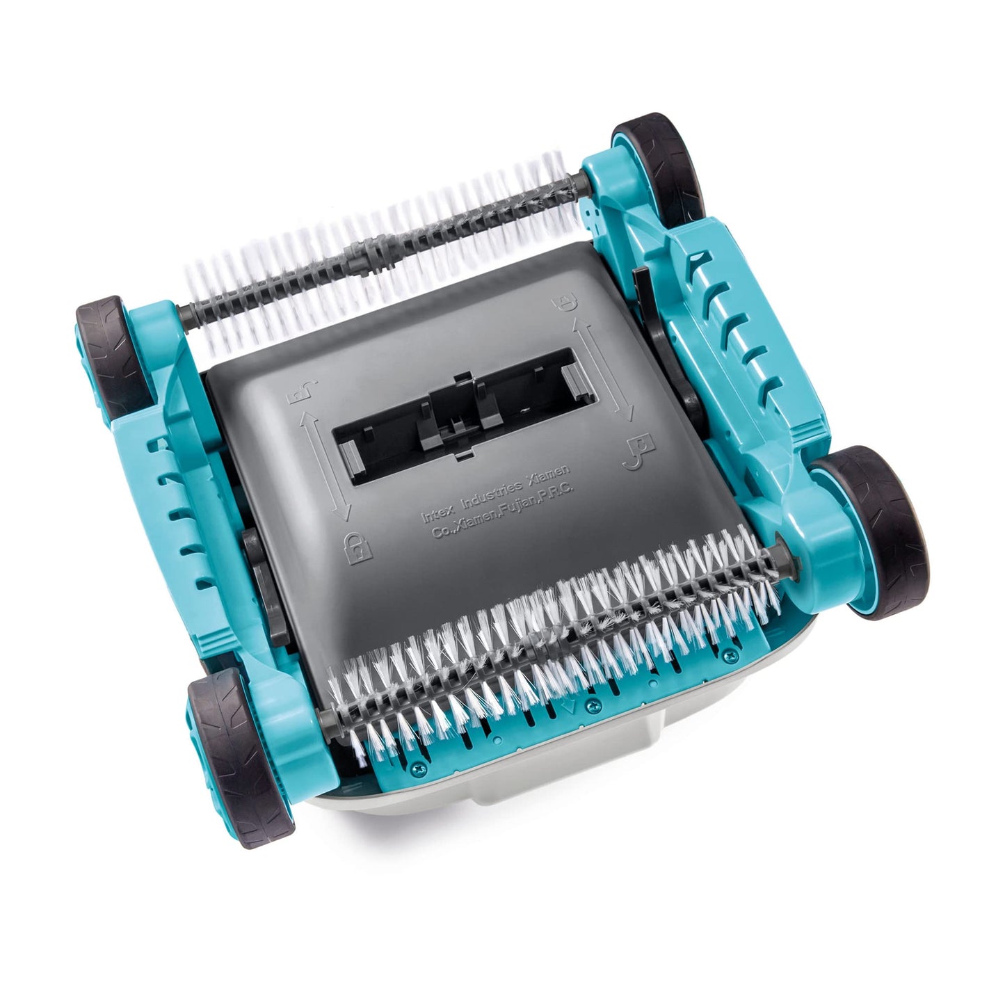 INTEX Deluxe Pressure-Side Above Ground Automatic Pool Cleaner Vacuum - For Bigger Pools – Cleans Pool Floors and Walls – Removes Debris – Removable Filter Tray – 21ft Tangle Free Hose