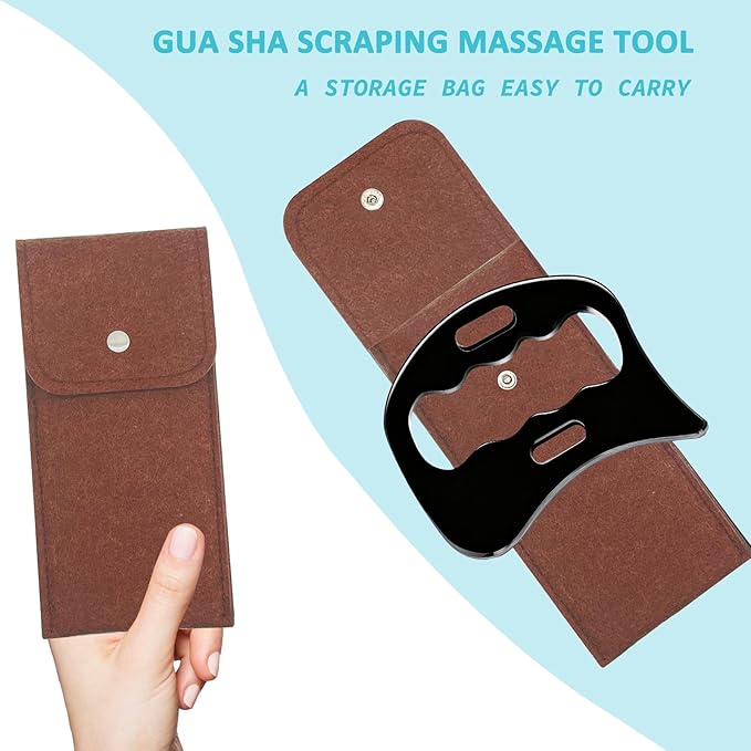 Stainless Steel Gua Sha Muscle Scraper Tool, Myofascial Scraping Tools for Physical, Lymphatic Drainage Massager, Soft Tissue Massage Tool