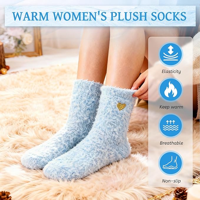 Gifts for Women, Cozy Self Care Gift Set for Her, Relaxing Spa Kit with Socks, Headband & Eye Mask, Thoughtful Birthday Gift for Mom, Wife, Girlfriend or Best Friend