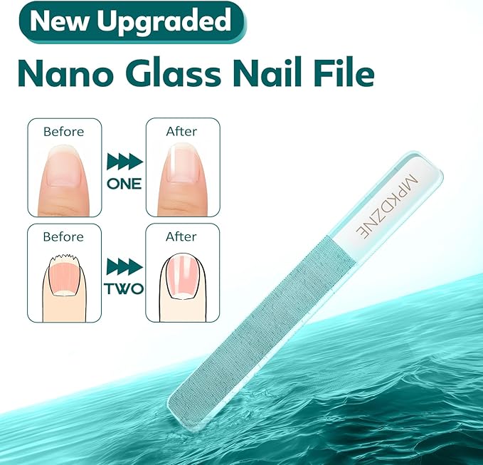 Pro 5-in-1 Nail Clippers Set for Men & Women. Ultra Sharp Stainless Steel Manicure Kit w/Angled Trimmer in Luxury Leather Case. Travel & Home Use (5-in-1 Silver)