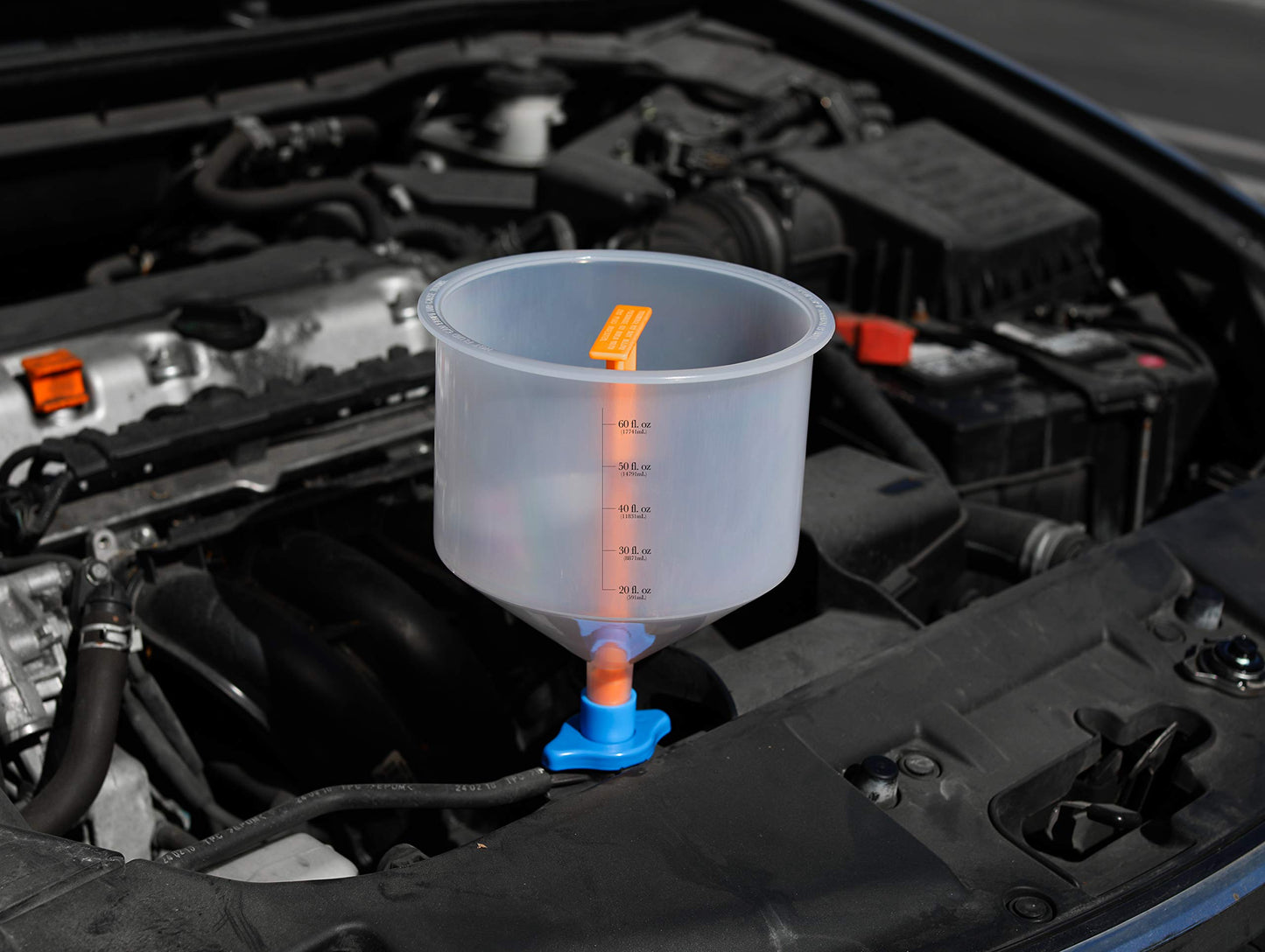 EPAuto Spill Proof Radiator Coolant Filling Funnel Kit