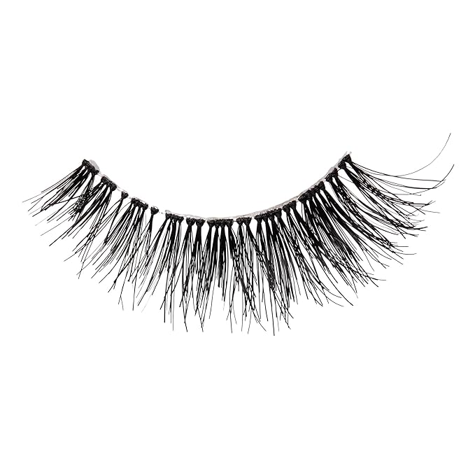 Kiss So Wispy, False Eyelashes, 'Pompadour', 16mm, Includes 5 Pairs Of Lashes, Easy to Apply, Reusable Lash Clusters
