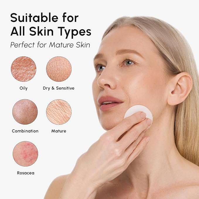 MAREE Glycolic Acid Pads Ã¢ÂÂ Toner Pads for Face Cleansing Ã¢ÂÂ Exfoliating Pad with Tea Tree Oil, Salicylic Acid & Vitamins E, B3, B5 Ã¢ÂÂ Acne Clearing, Skin Pore Resurfacing & Radiance Device - 80 Count