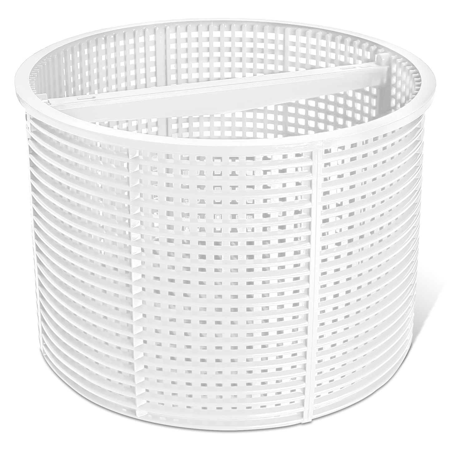 SPX1082CA Skimmer Basket Replacement for Hay-ward Swimming Pool Skimmer, Filter Basket Assembly with Handle Compatible with Aladdin B-152 Hay-ward SPX1082CA SP1082C Select Automatic Skimmers, White