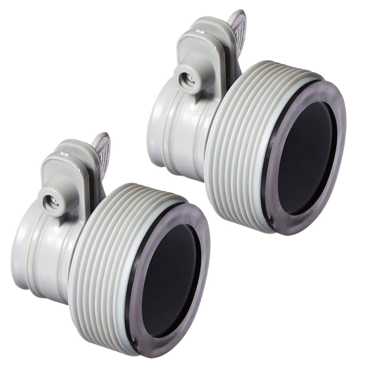 Intex Above Ground Plunger Valves with Gaskets & Nuts + Hose Adapters (2 Each)